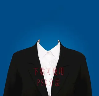 女款西装证件照素材图片