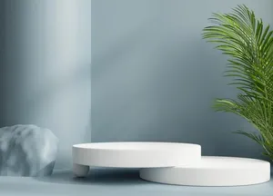 3d 抽象场景形状背景矢量图片