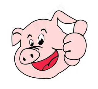 猪头卡通图片