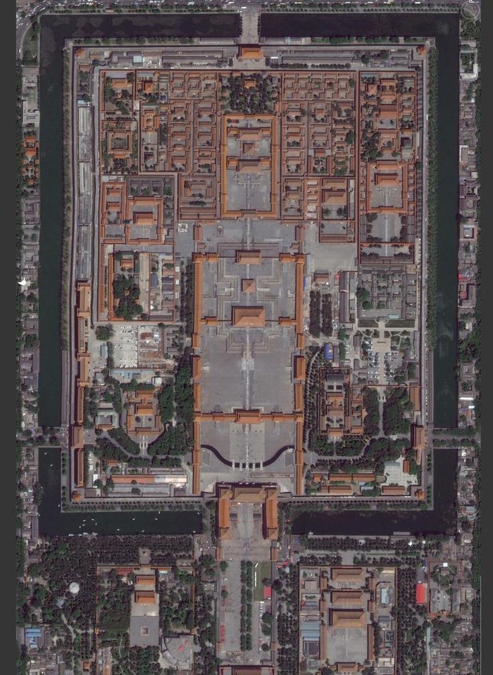 故宫高清平面图图片