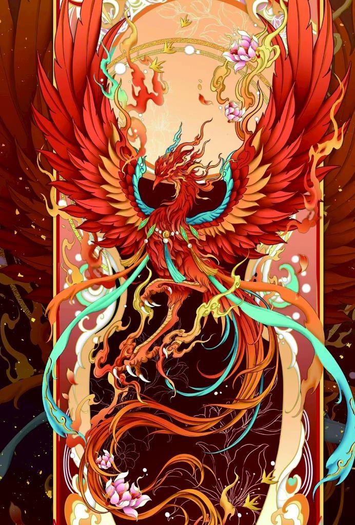 朱雀图片(2480x3508)psd模版下载
