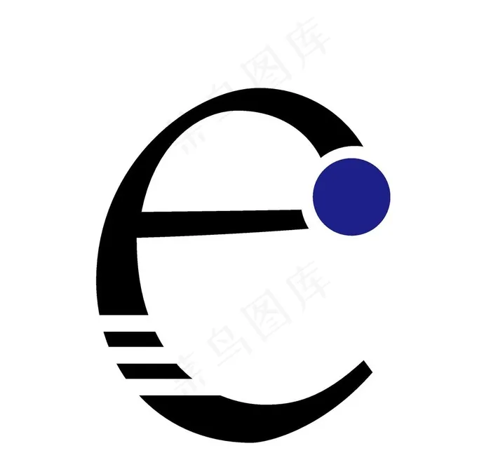e字母图片ai矢量模版下载