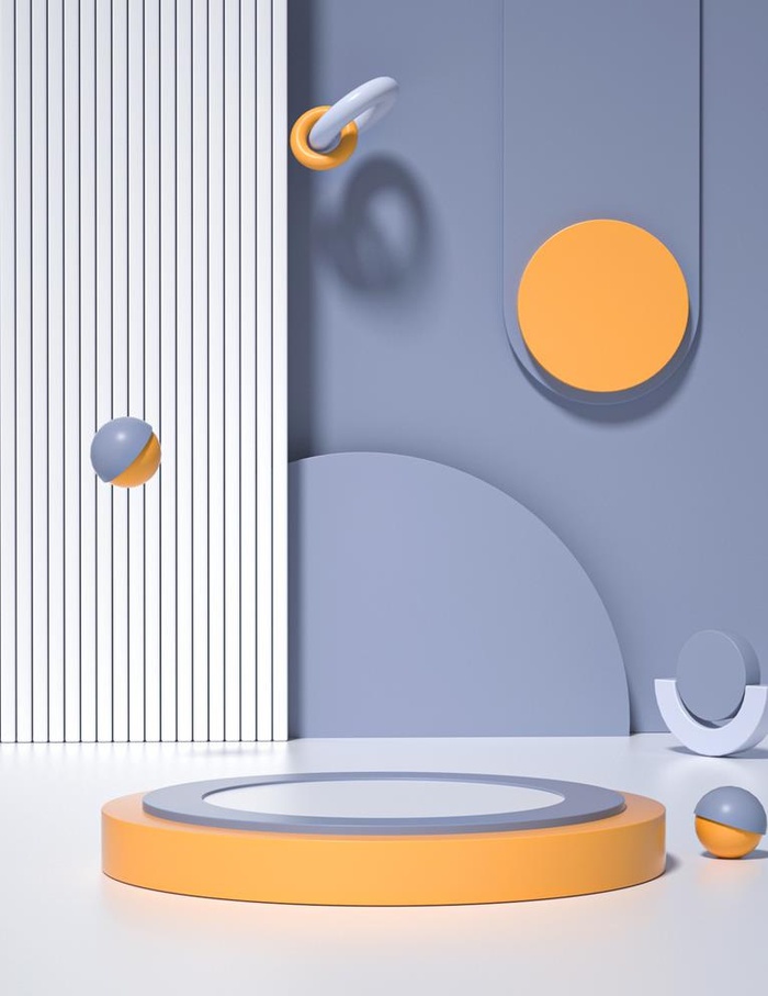 C4D电商背景图片