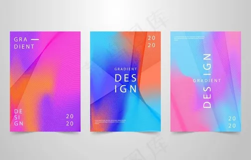 时尚渐变背景    图片