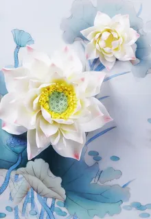 立体荷花图片 立体荷花图片