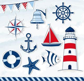 航海元素图片
