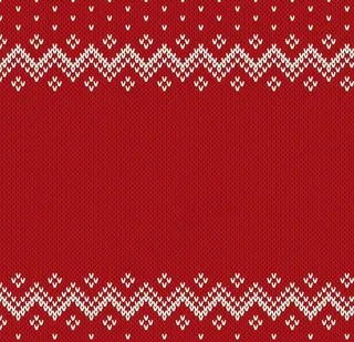 红色针织背景图片