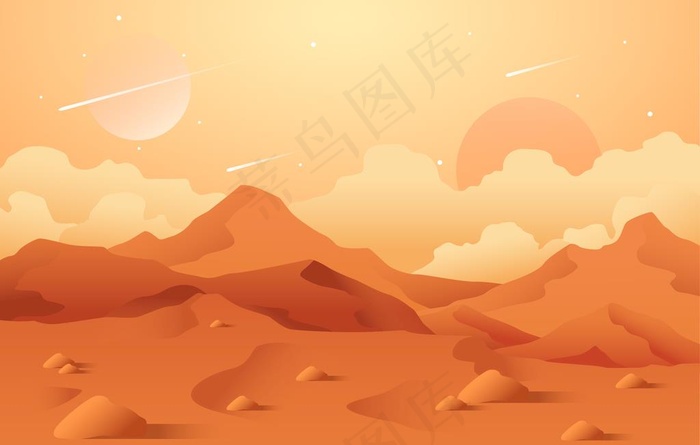 火星背景 图片