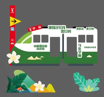 春季地铁图片 春季地铁图片