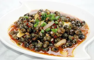 尖椒炒田螺图片