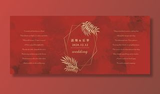 红色婚礼背景图片