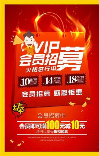 VIP会员招募图片