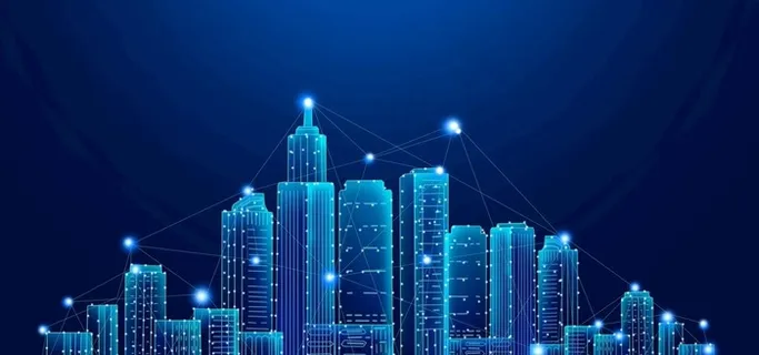 科技城市背景图片