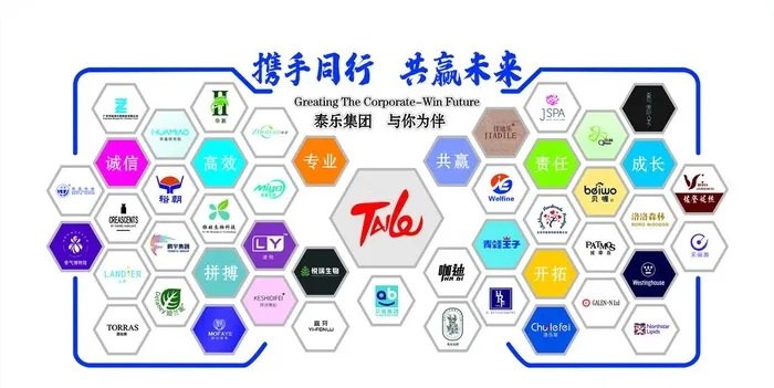 企业文化墙 logo展示墙 图片cdr矢量模版下载