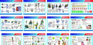 安全用电  围挡喷绘图片