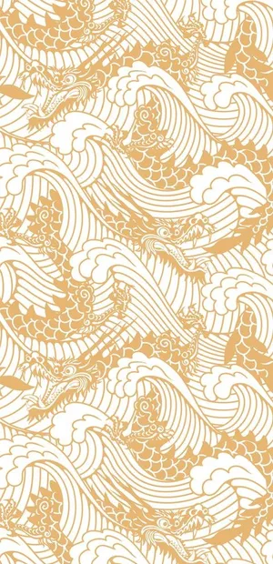 波浪云纹龙纹图片 波浪云纹龙纹图片