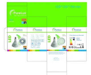 LED灯包装彩盒图片