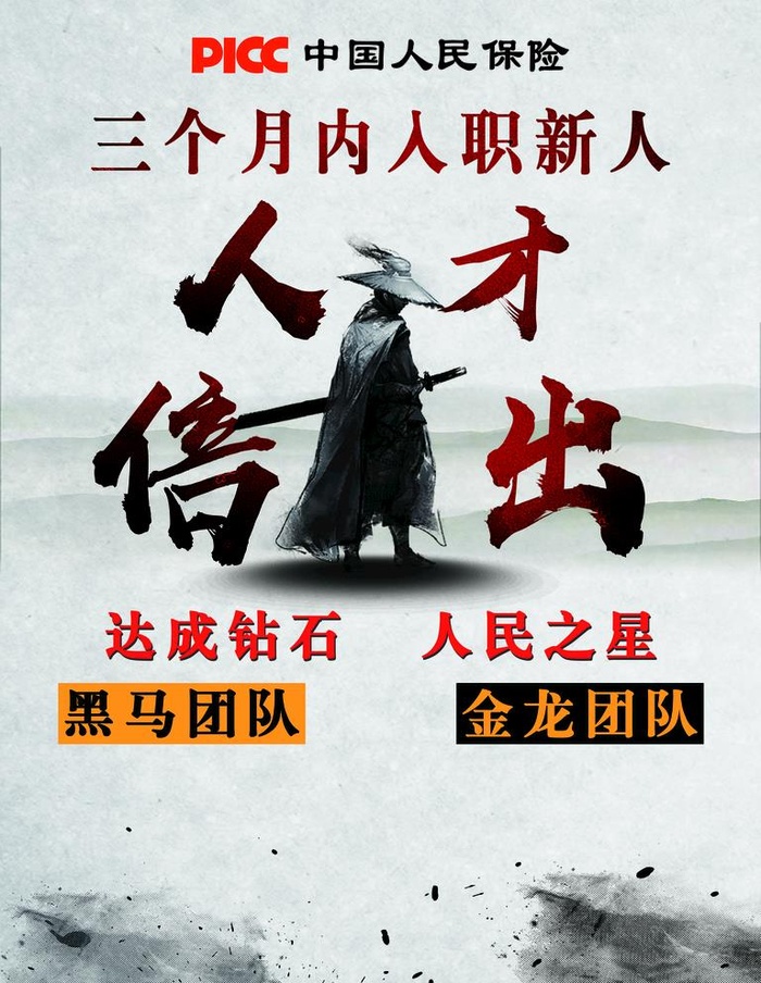中国人保  人才辈出 团队图片(2551x3402)psd模版下载