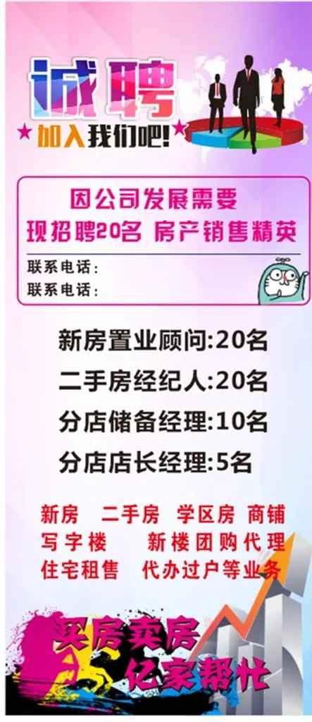诚聘展架图片cdr矢量模版下载