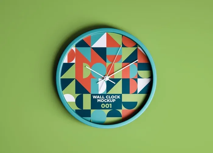 时钟样机图片(4000x3000)psd模版下载
