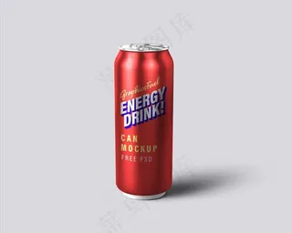 饮料罐样机图片