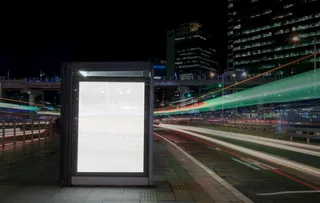 户外广告样机图片