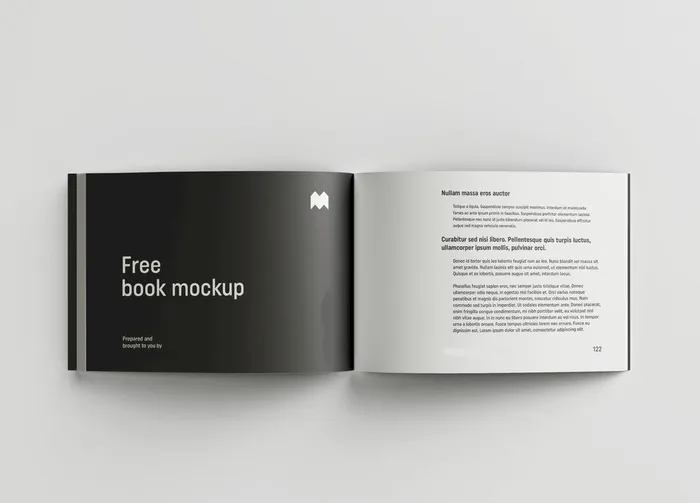 画册效果图样机图片(3000x2250)psd模版下载