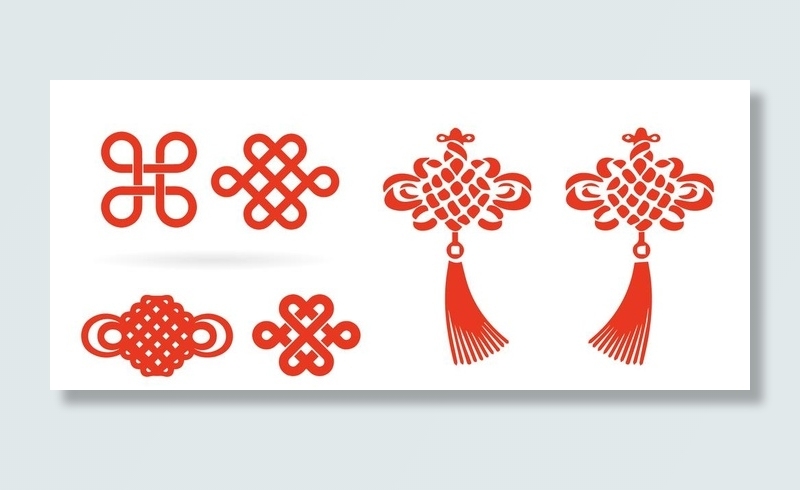 中国结图片ai矢量模版下载