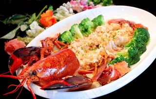 蒜茸蒸大龙虾图片