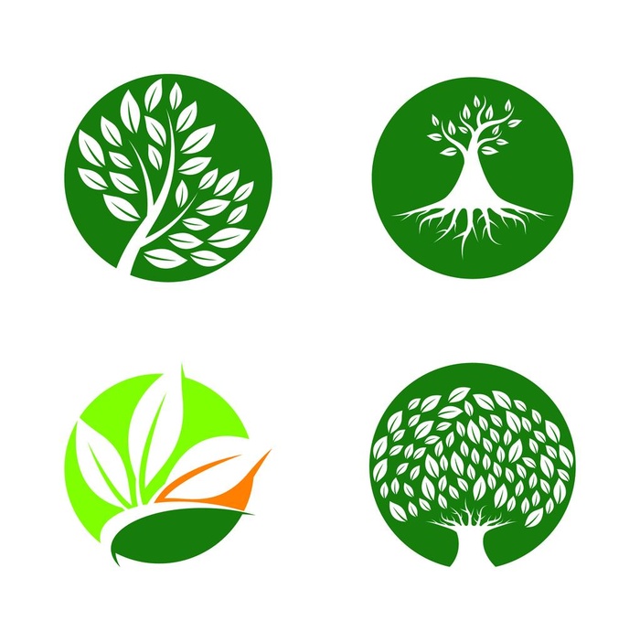 树叶标志图标图片