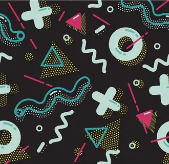 彩色几何拼接图案图片