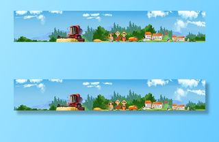 美丽乡村墙绘图片