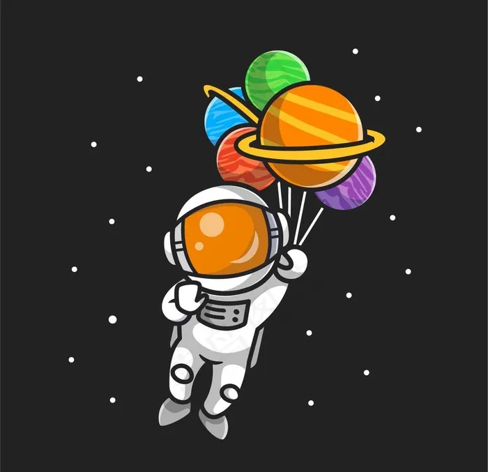 宇航员图片ai矢量模版下载