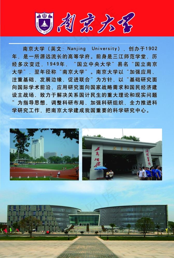 南京大学 学校招生 学校宣传栏图片(2244X3425(DPI:100))psd模版下载