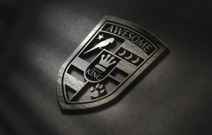 徽章标志样机图片