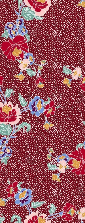 手绘花  大花 数码印花图片