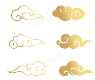 金色祥云图片