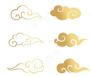 金色祥云图片