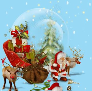 圣诞节装饰素材图片