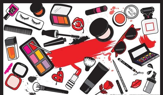 彩妆设计素材图片