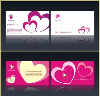 名片 简约名片 时尚名片 爱情名片图片