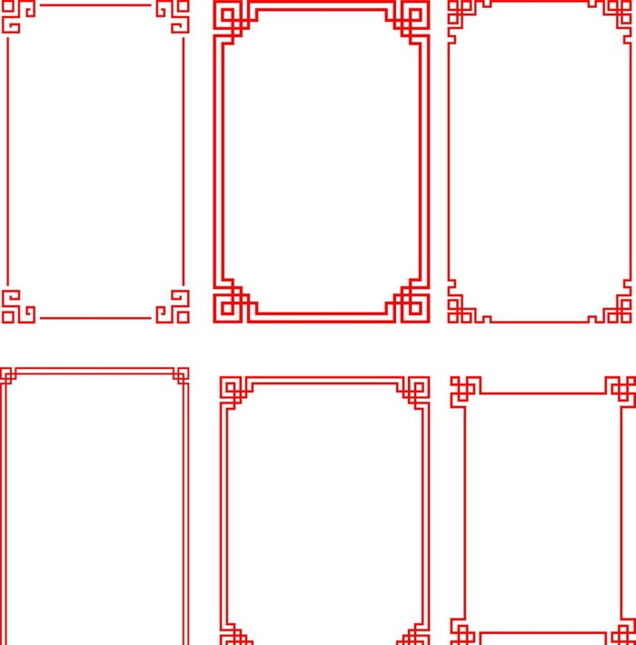 边框图片cdr矢量模版下载