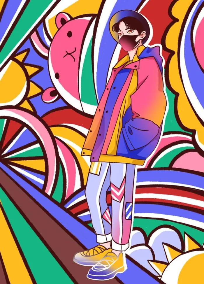 创意卡通插画图案图片(3543x4724)psd模版下载