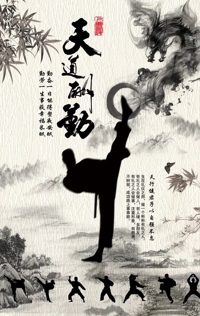 武术海报图片(3543x5314)psd模版下载