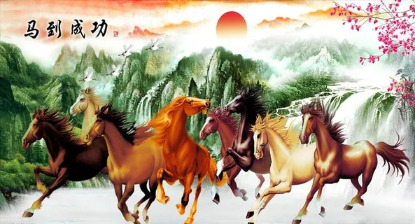 八骏图图片 八骏图图片