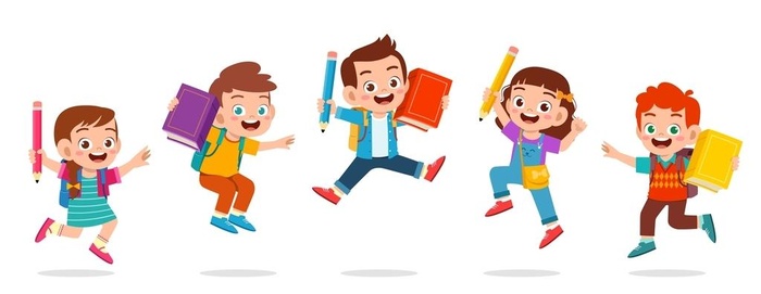 卡通幼儿园人物图片cdr矢量模版下载