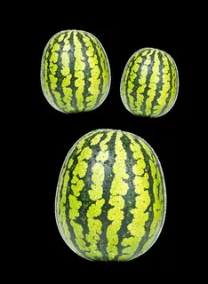 椭圆西瓜免扣图片