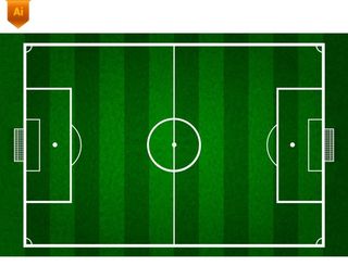 足球场矢量背景图片