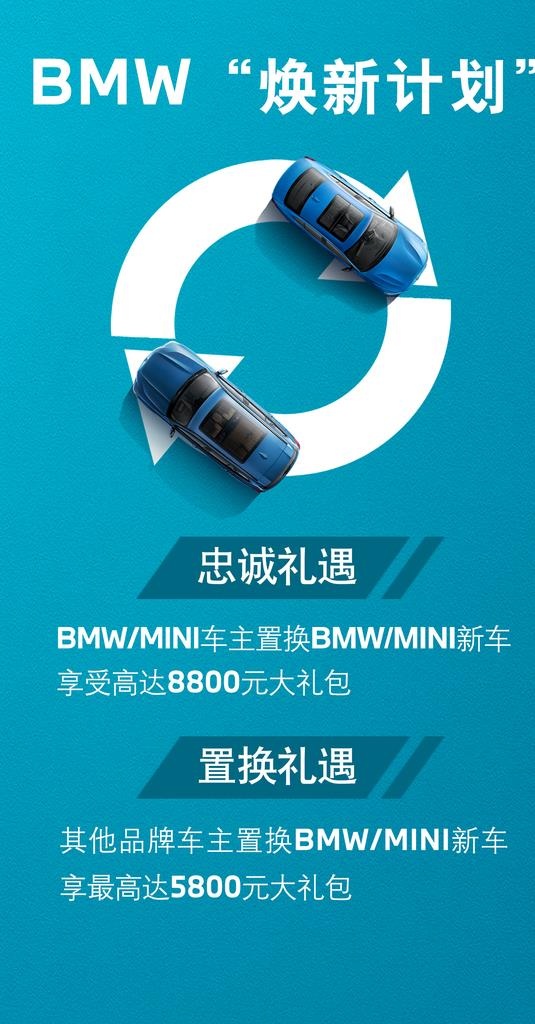BMW二手车焕新计划图片(1417x2559)psd模版下载