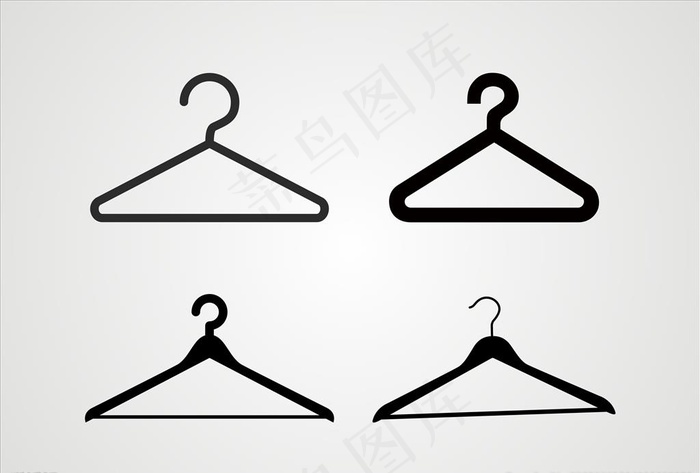 衣架图片cdr矢量模版下载